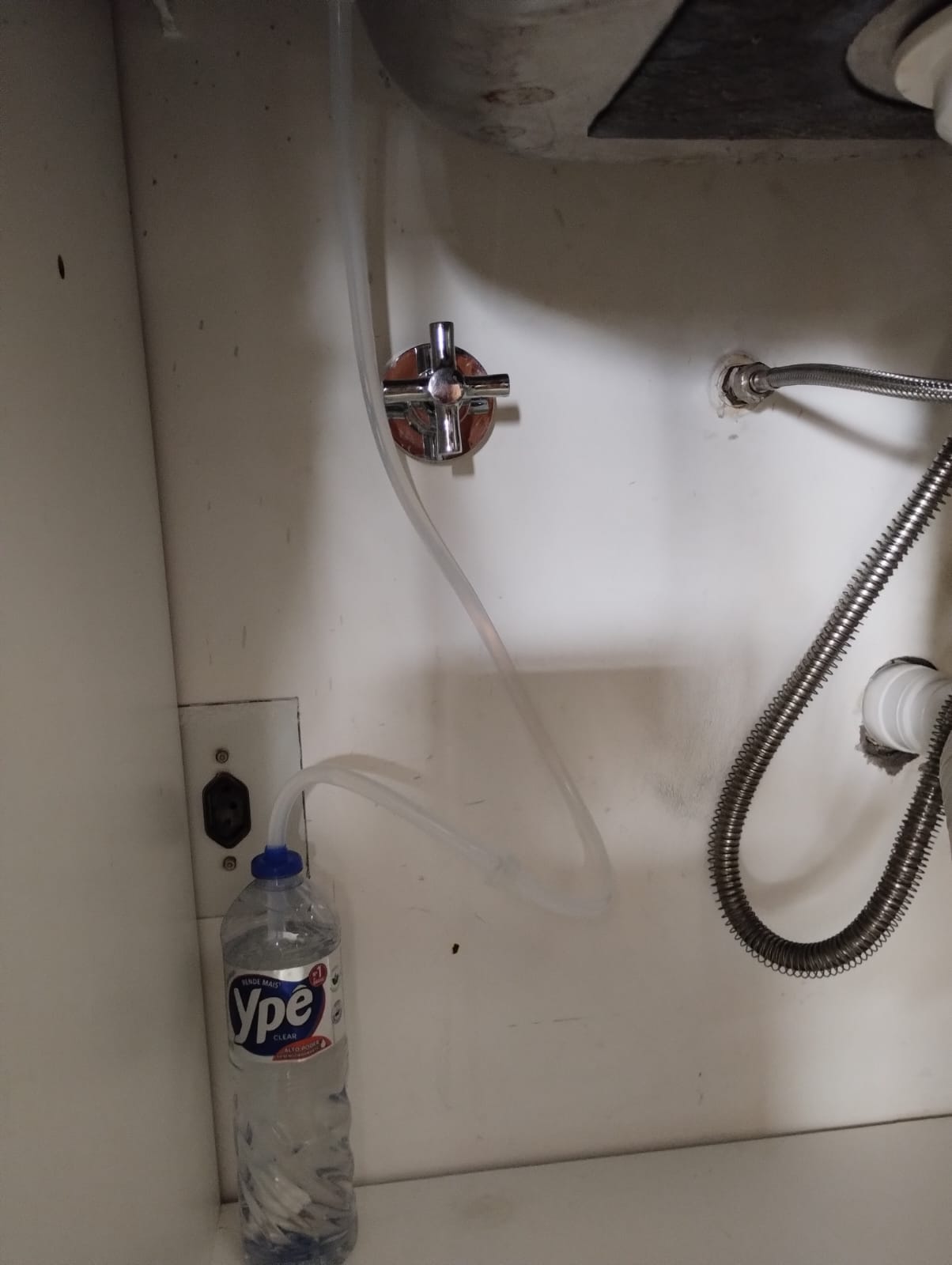 Instalação de dispenser